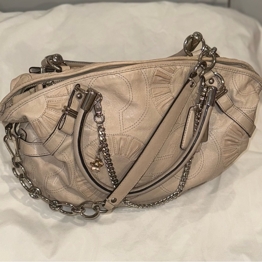 COACH MONOGRAM SHOULDER BAG - Picture 9 of 16